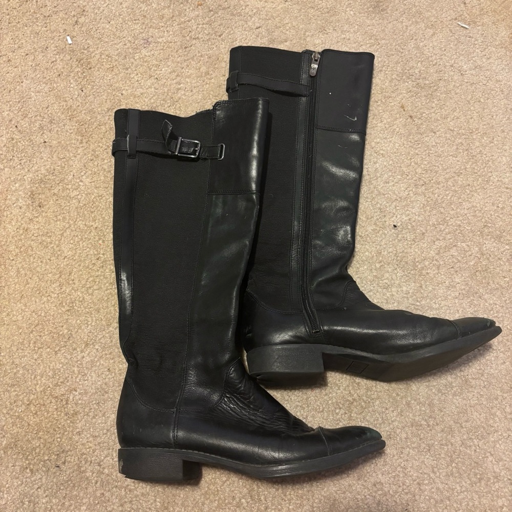 Black Leather Boots